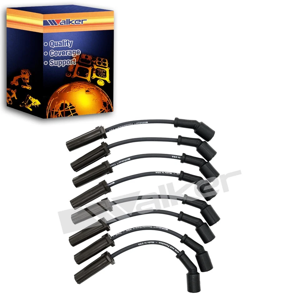 Juego de cables de bujía Walker para 2001-2003, 2005-2006 GMC Sierra 1500 HD 6,0 L V8 Foto 1 de 1