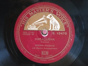 Semprini 78 RPM / Malaguena & La Comprasa (01-0324-JA) - Picture 1 of 2
