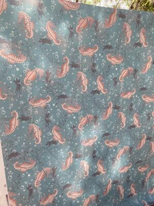 disney fabric vintage Beach club resort prop seahorses hidden Mickey - Picture 1 of 8