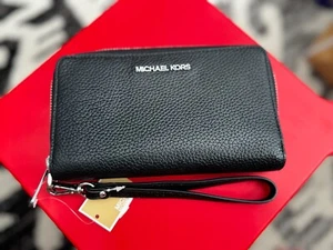 Michael Kors Jet Set Viaje Multifunción Plana Grande Teléfono Estuche Billetera - Imagen 1 de 4