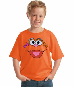 Sesame Street Zoe Face Youth Kids T-Shirt - Picture 1 of 1