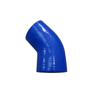 Codo reductor de manguera de silicona azul de 4"-3" 45 grados para tubo intercooler turbo - Imagen 1 de 1