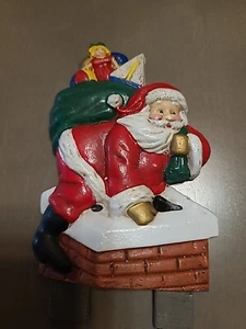 Midwest of Cannon Falls - Cast Iron Doorknocker Topper Christmas Santa Claus - Picture 1 of 3