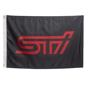 Subaru STI Logo Official FLAG WRX RALLY TEAM MOTORSPORTS USA Forester Outback - Picture 1 of 1