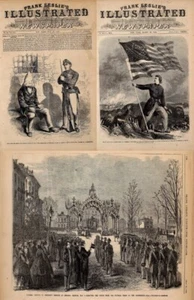 Civil War & Lincoln Assassination in Frank Leslie's Illustrated Newspaper DVD - Picture 1 of 24