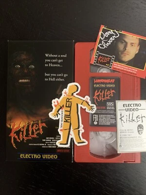 Tony Elwood’s Killer VHS 80s Horror Red Variant Lunchmeat Electro Video - Image 1 of 4