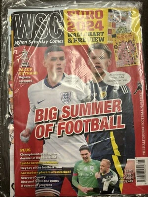 When Saturday Comes Magazine Football EURO 2024 Team Guide Preview Wallchart - Image 1 of 2