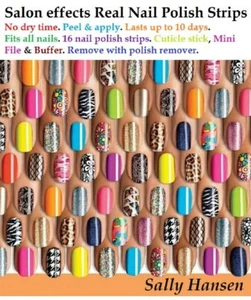 Sally Hansen SALON Effects Real Nail Polish Strips, - Picture 1 of 49