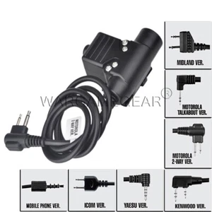 Tactical Headset U94 PTT Push To Talk for BaoFeng UV5R Civilian walkie-talkie - Picture 1 of 12