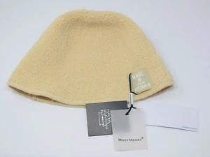 NEW Macy Mccoy Unisex Beige Solid Wool Classic Light Weight Casual Knit Cap  - Picture 1 of 6