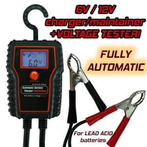 Mantenedor automático cargador de goteo de batería Banshee 0,75A 6 V 12 V para autocaravana ATV - Imagen 1 de 8