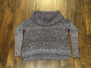 Womens American Eagle Outfitters Purple Gradient Cowl Neck Sweater Sz S - Picture 1 of 4