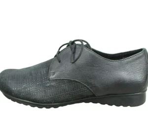 Aetrex Erin Women's Black Leather Lace Up Comfort Casual Oxford Shoes Size 8.5 - Picture 1 of 9