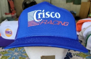 VINTAGE CRISCO RACING TRUCKER MESH SNAPBACK HAT CAP - Picture 1 of 7