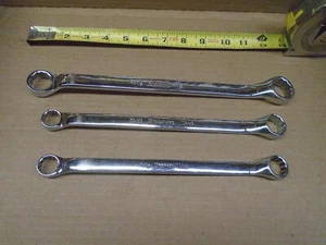 Snap On USA 3-Piece Double Box End Wrench Lot XB Series - Picture 1 of 7