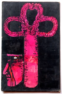 Póster original de la película cubana 1972 maqueta. La llave. La LLave. ¡Pieza de arte única! - Imagen 1 de 3
