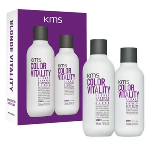 KMS Color Vitality Blonde Duo Pack Shampoo/Conditioner - fights yellowing - - Picture 1 of 3