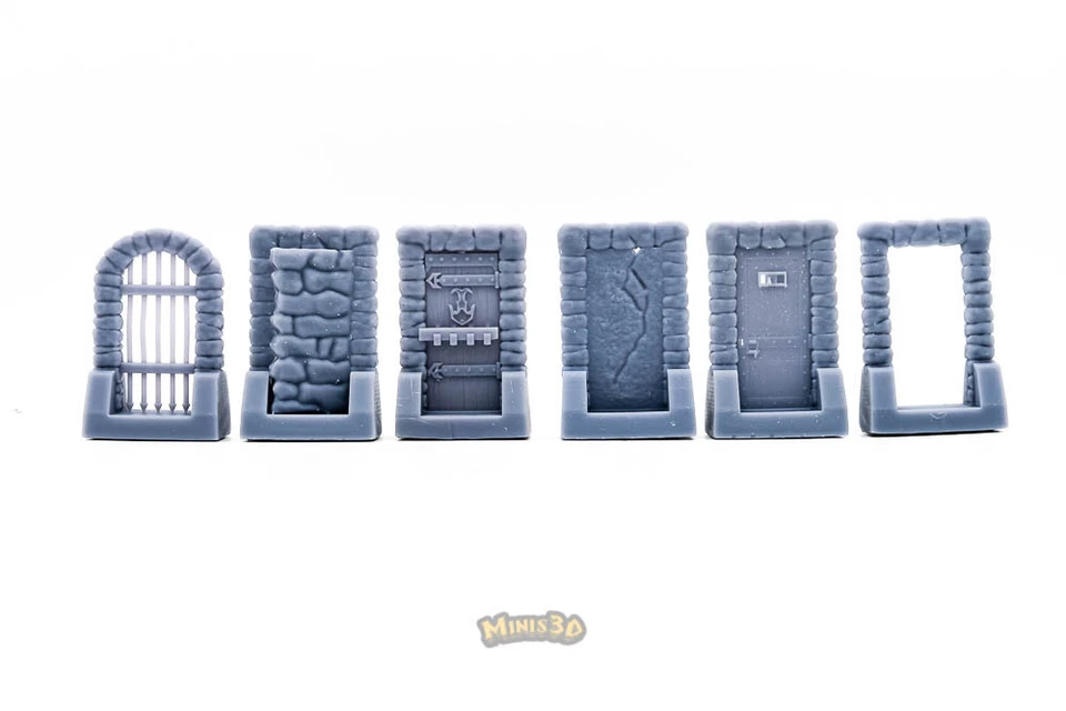 Door Secret, Cage - HQ - Minis3D