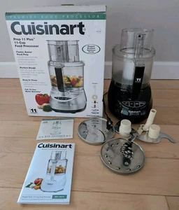 Cuisinart Food Processor Prep 11 Plus DLC-2011 9 Pieces READ - MISSING 3 PIECES - Picture 1 of 17