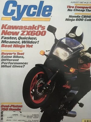 Cycle magazine August 1987 Foto 1 de 3