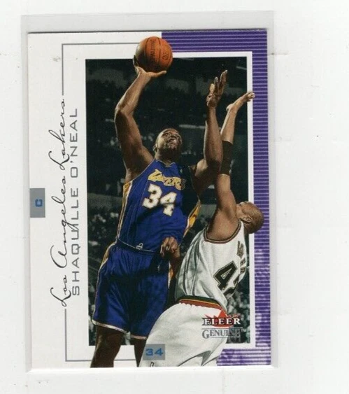 2000-01 Shaquille O'Neal Fleer Genuine #30 (D-0047) - Image 1 of 1