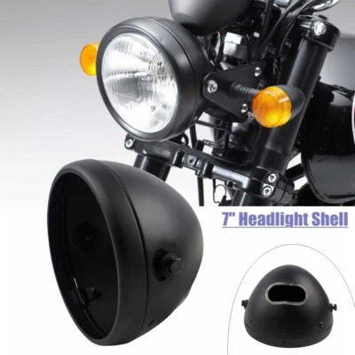 车头灯外壳 7 英寸前照灯灯泡桶适用于 Harley Street Glide 软尾 — 第 1/4 张图片