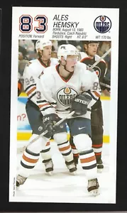 Alex Hemsky--Edmonton Oilers--4x7 SGA Fotokarte - Bild 1 von 1