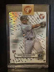 2023 Topps PRISTINE Jerar Encarnacion rifrattore immacolato incassato RC Marlins - Foto 1 di 2