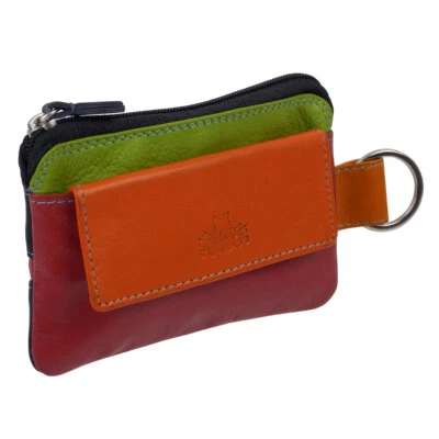 Rowallan Leather Unisex Coin Purse/Key Case Multicolour - Imagem 1 de 4