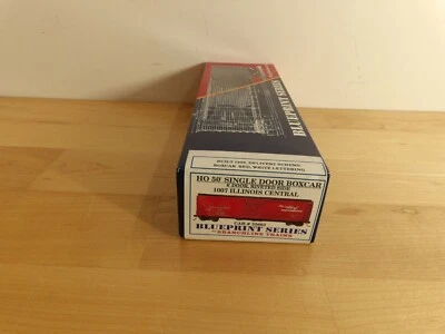 HO Branchline Blueprint 1007 Illinois Central 50' Box Car 25683  - Image 1 of 2