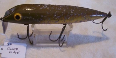 122423 SEÑUELO VINTAGE RINEHART JINX ALMIZCLE 4,75" ESCAMAS DE PLATA Foto 1 de 3