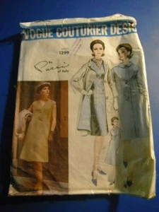 Vogue Couturier Design 1299 Vintage Designer Nähmuster von Pucci Mantel und Dr. - Bild 1 von 1