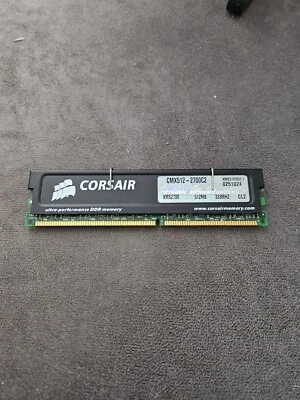 Corsair PC-3200 512 MB DIMM 333 MHz DDR SDRAM Memory - Image 1 of 3
