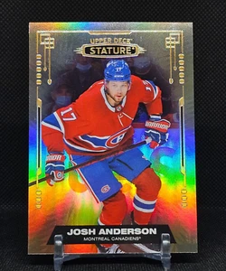 JOSH ANDERSON 2021-22 STATURE HOCKEY BASE #75 MONTREAL CANADIENS - Picture 1 of 2