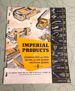 1956 IMPERIAL BRASS PRODUCTS MANUAL AUTOMOBILES BUSSES TRUCKS TRACTORS EQUIPMENT - Picture 1 of 10