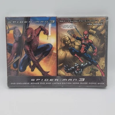 Marvel Spider-Man 3 DVD PLUS Exclusive Bonus DVD & LE Mega Guide Mini Comic Book - Image 1 of 4