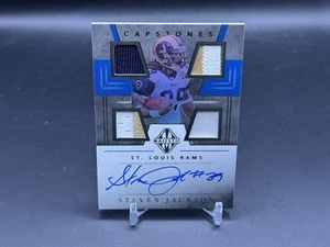 2019 Panini Majestic Steven Jackson Capstones Quad Patch Auto /25 Rams - Picture 1 of 2
