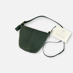Coach 4130 Mini Schultertasche Pochette dunkel moosgrün Crossbody Leder Vintage - Bild 1 von 24