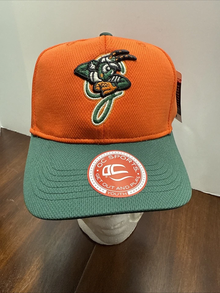 Greensboro Grasshoppers MiLB Ligas Menores OC Deportes Correa Gorra de Béisbol Juvenil Foto 1 de 4