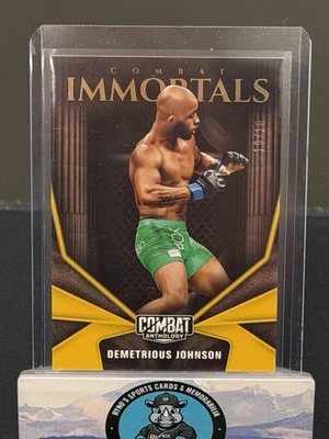 2025 Panini Combat Anthology Combat Immortals Demetrious Johnson /10 Gold - Image 1 of 2