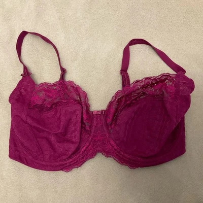 Sujetador Panache 34F Envy Wine encaje con aros Foto 1 de 4