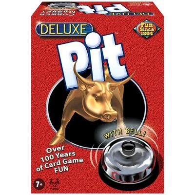 Deluxe Pit by Games USA, Loud and Raucous Party Game for 3 to 8 Players, Ages... - Image 1 of 2