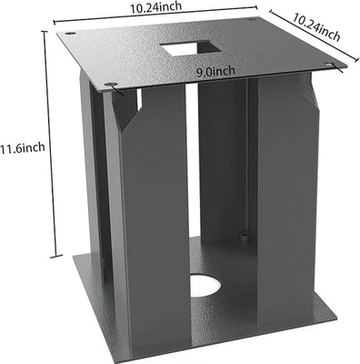 Heavy Duty Metal Base for Parcel Drop Box, High Durability Stainless Steel Base - Image 1 of 4