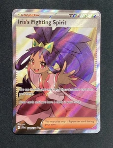 Juego de cartas coleccionables Pokémon Iris's Fighting Spirit 180/159 arte completo viaje juntos casi nuevo - Imagen 1 de 2