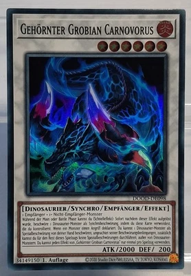 Gehörnter Grobian Carnovorus - SR - DOOD-DE098 - Doom of Dimensions - DE/NM - Bild 1 von 2