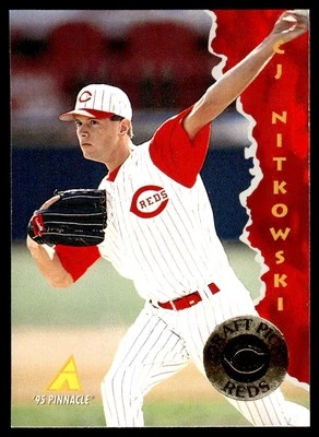 1995 Pinnacle C.J. Nitkowski Cincinnati Reds #168 - Image 1 of 2