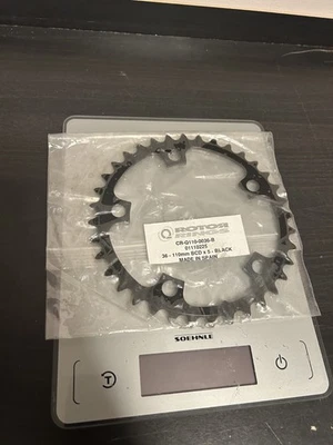 NEW Rotor Road Chainring 36T 5 bolts 110BCD Black NEW - Image 1 of 3