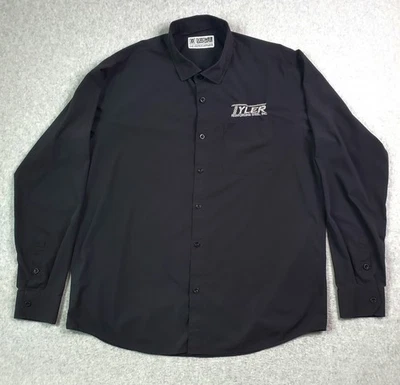 Camisa de bambú DIXXON Performance para hombre talla 2XL alta 2XLT negra manga larga LOGO* Foto 1 de 4