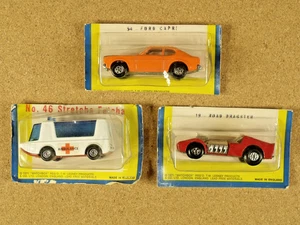 3 OLD VINTAGE LESNEY MATCHBOX VEHICLES # 19 # 46 & # 54 SUPERFAST FACTORY SEALED - Picture 1 of 6