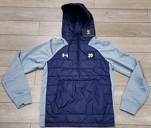 150 $ Under Armour Notre Dame Fighting Irish Jacke XS wasserabweisend Jungen L/XL - Bild 1 von 8